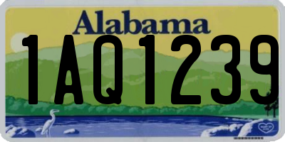 AL license plate 1AQ1239
