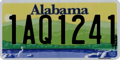 AL license plate 1AQ1241