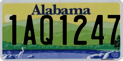 AL license plate 1AQ1247