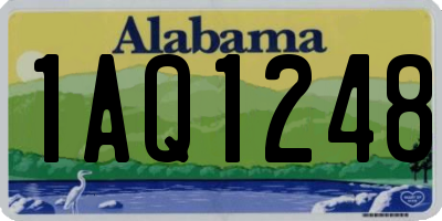 AL license plate 1AQ1248