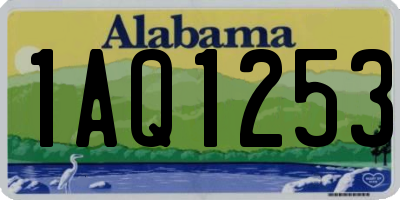 AL license plate 1AQ1253