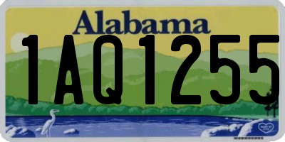 AL license plate 1AQ1255