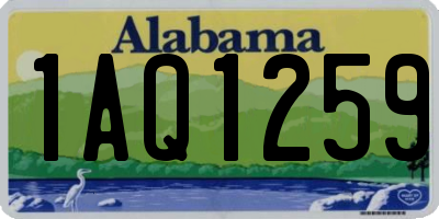 AL license plate 1AQ1259