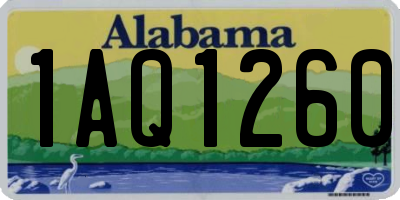 AL license plate 1AQ1260