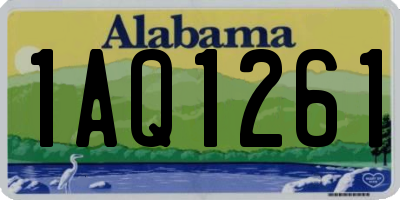 AL license plate 1AQ1261