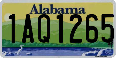 AL license plate 1AQ1265