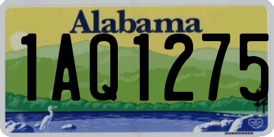 AL license plate 1AQ1275