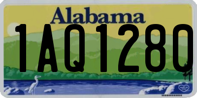 AL license plate 1AQ1280