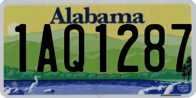 AL license plate 1AQ1287