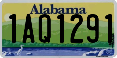 AL license plate 1AQ1291