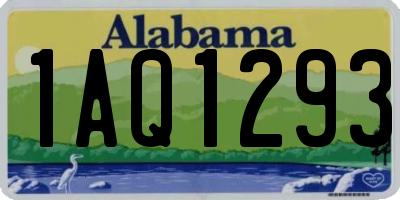 AL license plate 1AQ1293