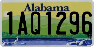 AL license plate 1AQ1296