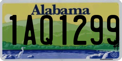 AL license plate 1AQ1299