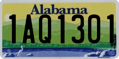 AL license plate 1AQ1301