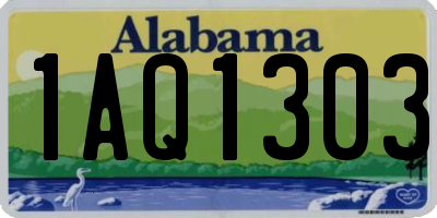 AL license plate 1AQ1303