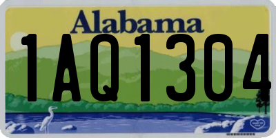 AL license plate 1AQ1304