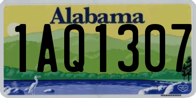 AL license plate 1AQ1307