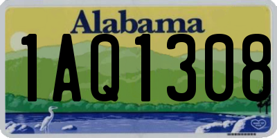 AL license plate 1AQ1308