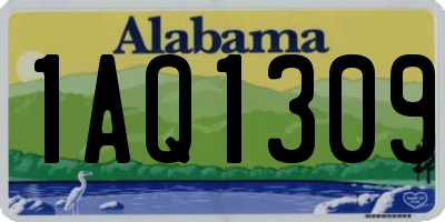 AL license plate 1AQ1309