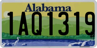 AL license plate 1AQ1319