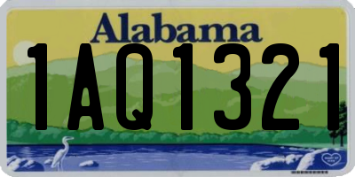 AL license plate 1AQ1321
