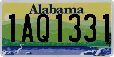 AL license plate 1AQ1331