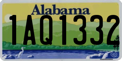 AL license plate 1AQ1332
