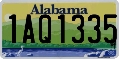 AL license plate 1AQ1335