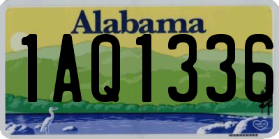 AL license plate 1AQ1336