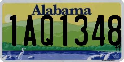 AL license plate 1AQ1348