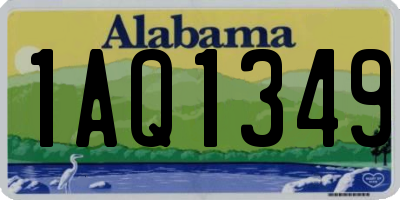 AL license plate 1AQ1349