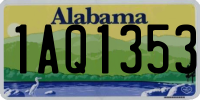AL license plate 1AQ1353