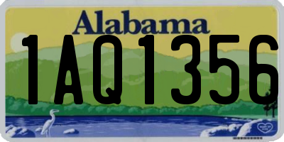 AL license plate 1AQ1356