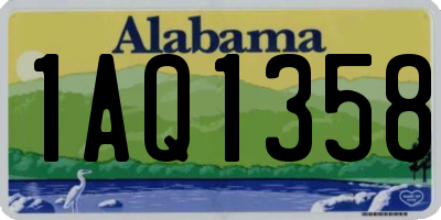 AL license plate 1AQ1358