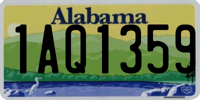 AL license plate 1AQ1359