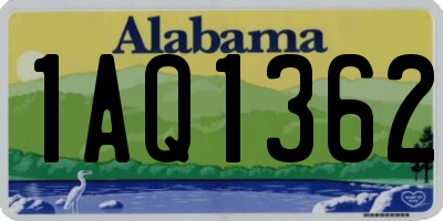 AL license plate 1AQ1362