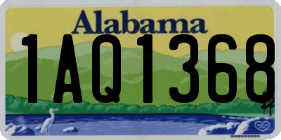 AL license plate 1AQ1368
