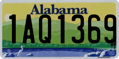 AL license plate 1AQ1369