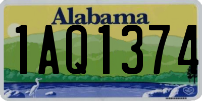 AL license plate 1AQ1374