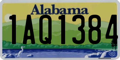 AL license plate 1AQ1384