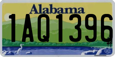AL license plate 1AQ1396