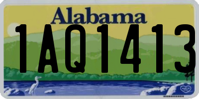 AL license plate 1AQ1413