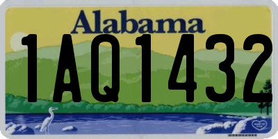 AL license plate 1AQ1432