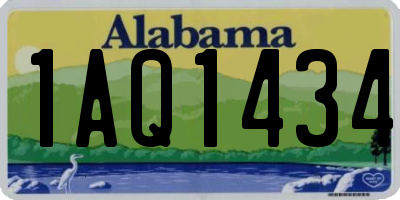 AL license plate 1AQ1434