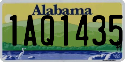 AL license plate 1AQ1435