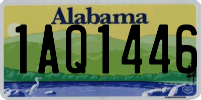 AL license plate 1AQ1446