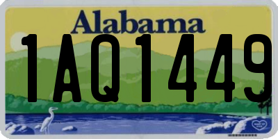 AL license plate 1AQ1449