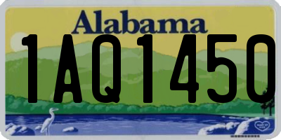 AL license plate 1AQ1450