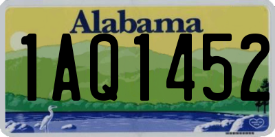 AL license plate 1AQ1452