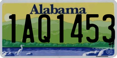 AL license plate 1AQ1453